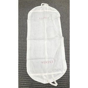 ESCADA Long Dust Bag Travel Garment White Pink 53”Lx 24”W